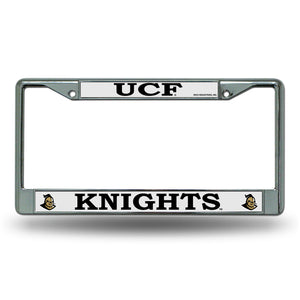 Central Florida Knights Chrome  License Plate Frame