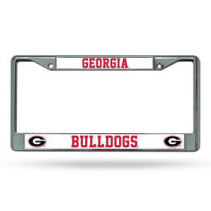 Georgia Bulldogs Chrome License Plate Frame