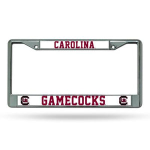South Carolina Gamecocks Chrome License Plate Frame