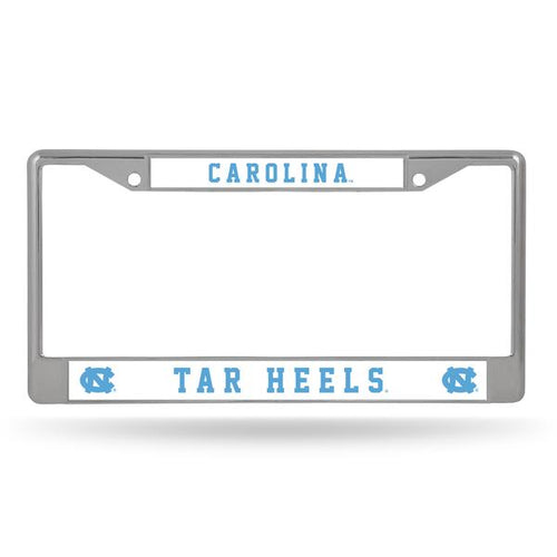 North Carolina Tar Heels Chrome License Plate Frame
