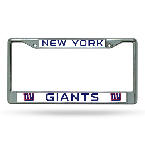 New York Giants Chrome License Plate Frame 