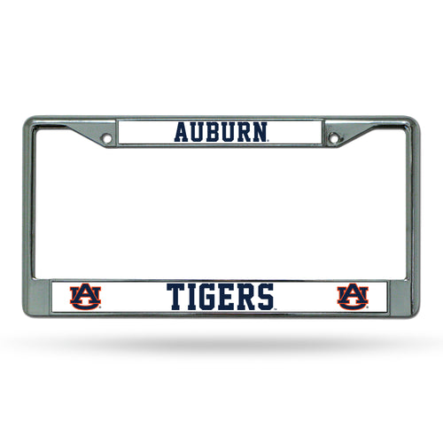 Auburn Tigers Chrome License Plate Frame
