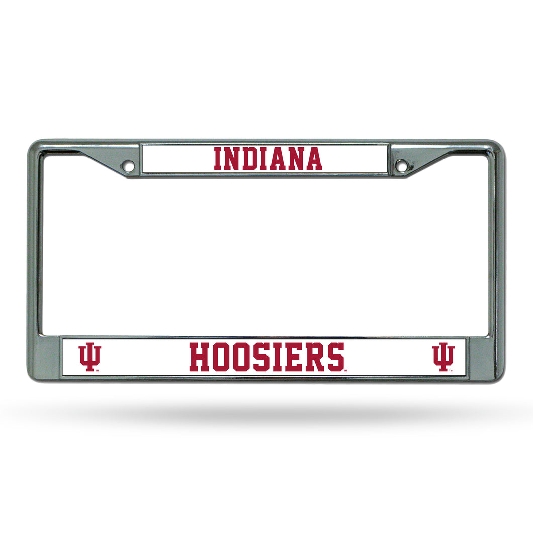 Indiana Hoosiers Chrome License Plate Frame