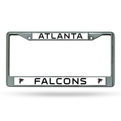 Atlanta Falcons Chrome License Plate Frame 