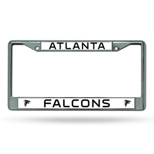 Atlanta Falcons Chrome License Plate Frame 