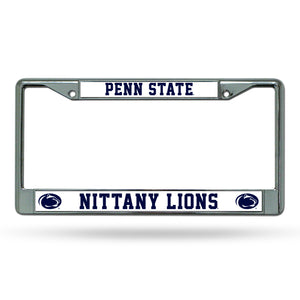 Penn State Nittany Lions Chrome License Plate Frame