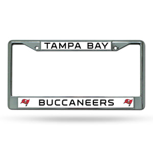 Tampa Bay Buccaneers Chrome License Plate Frame