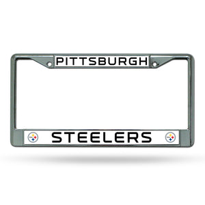 Pittsburgh Steelers Chrome License Plate Frame 