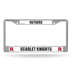 Rutgers Scarlet Knights Chrome License Plate Frame