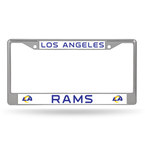 Los Angles Rams Chrome License Plate Frame