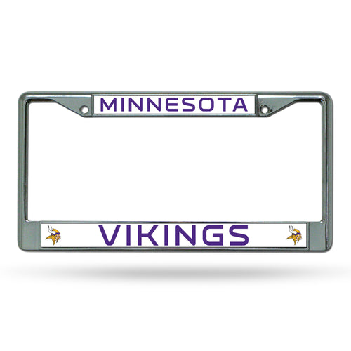 Minnesota Vikings Chrome License Plate Frame 