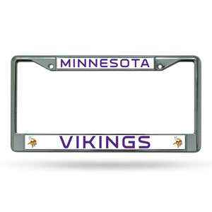 Minnesota Vikings Chrome License Plate Frame 