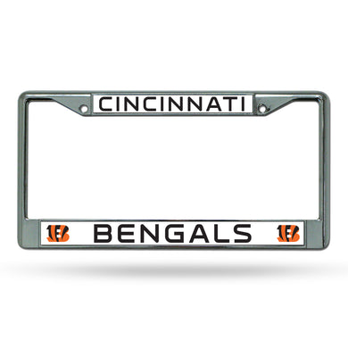 Cincinnati Bengals Chrome License Plate Frame 