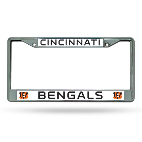 Cincinnati Bengals Chrome License Plate Frame 