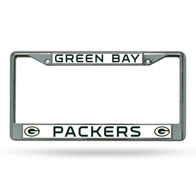 Green Bay Packers Chrome License Plate Frame 