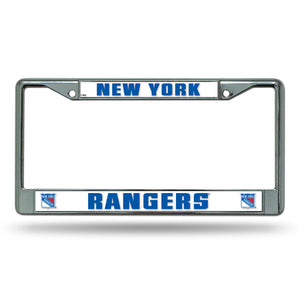 New York Rangers Chrome License Plate Frame