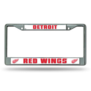 Detroit Red Wings  Chrome License Plate Frame