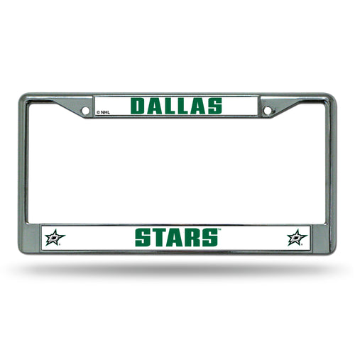 Dallas Stars Chrome License Plate Frame
