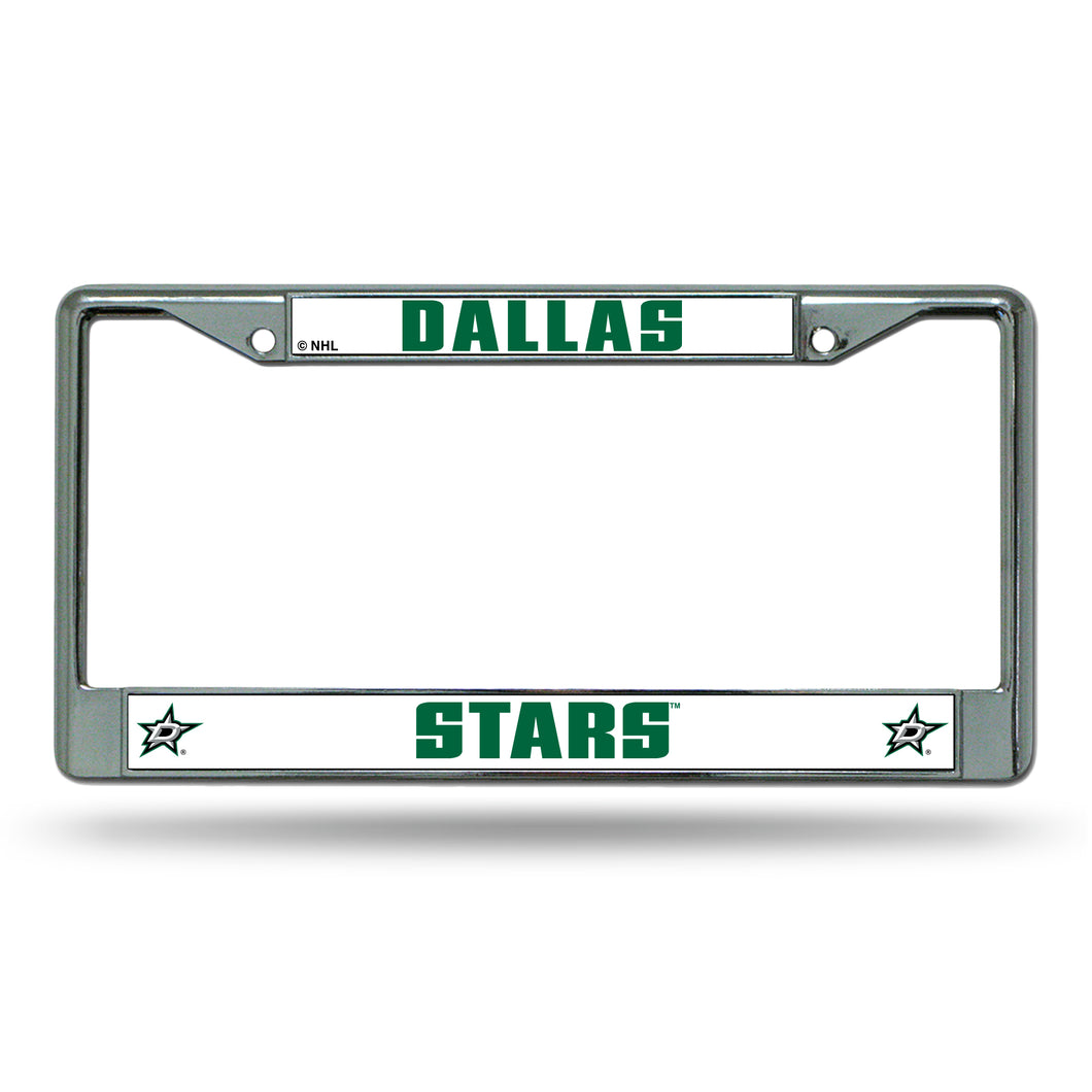 Dallas Stars Chrome License Plate Frame