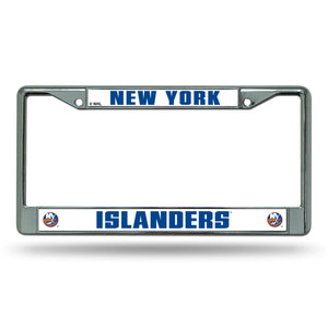 New York Islanders Chrome License Plate Frame