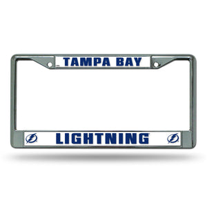 Tampa Bay Lightning  Chrome License Plate Frame