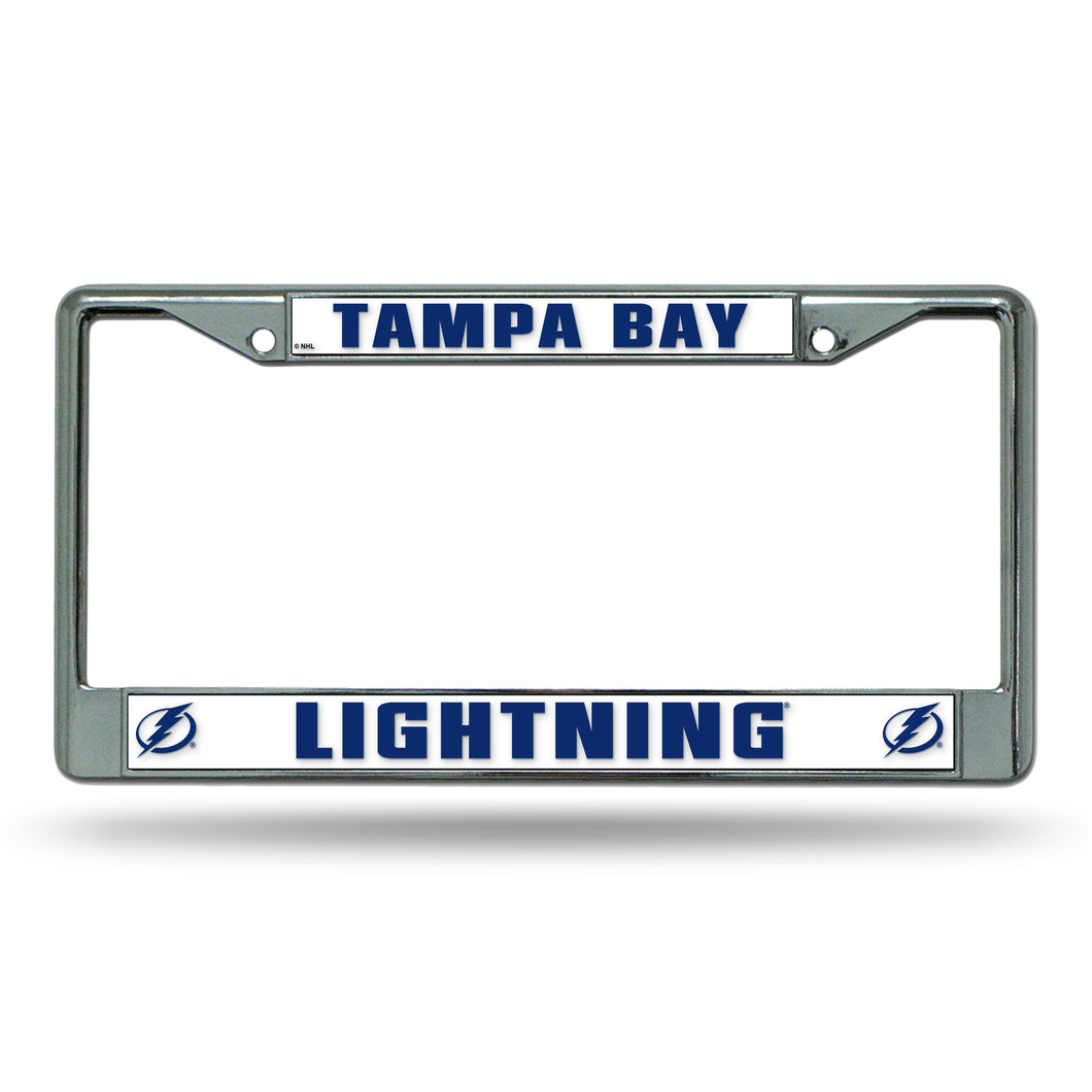 Tampa Bay Lightning  Chrome License Plate Frame