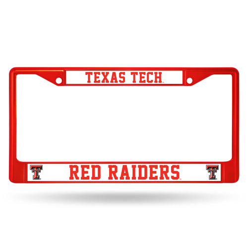Texas Tech Red Raiders Red Chrome License Plate Frame