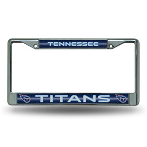 Tennesse Titans Bling Chrome License Plate Frame 