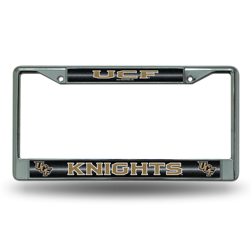 Central Florida Knight Bling Chrome License Plate Frame 