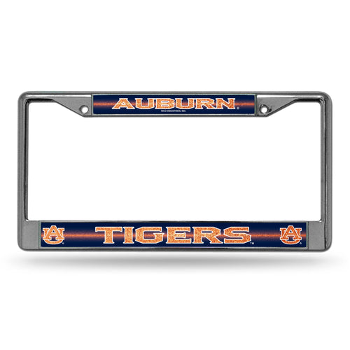 Auburn Tigers Bling Chrome License Plate Frame 