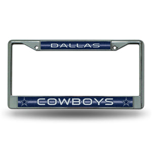 Dallas Cowboys Bling Chrome License Plate Frame 