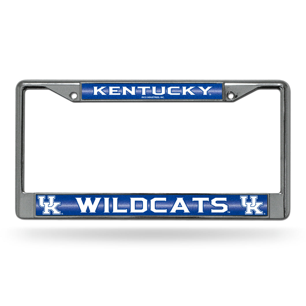 Kentucky Wildcats Bling Chrome License Plate Frame 