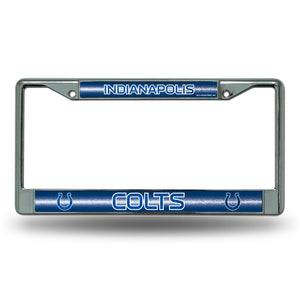 Indianapolis Colts Bling Chrome License Plate Frame 