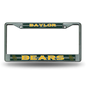Baylor Bears Bling Chrome License Plate Frame 
