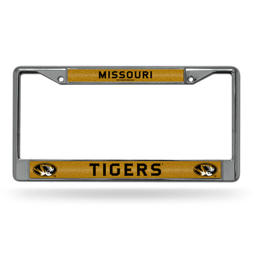 Missouri Tigers Bling Chrome License Plate Frame 