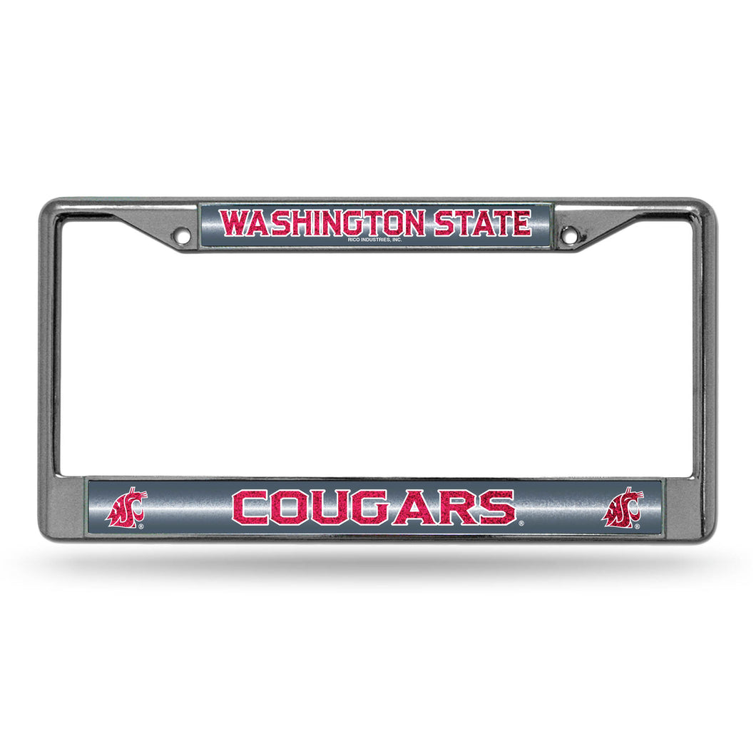 Washington State Cougars Bling License Plate Frame 