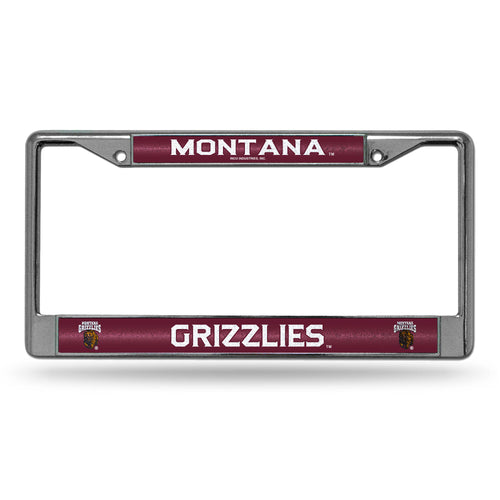 Montana Grizzlies Bling License Plate Frame 