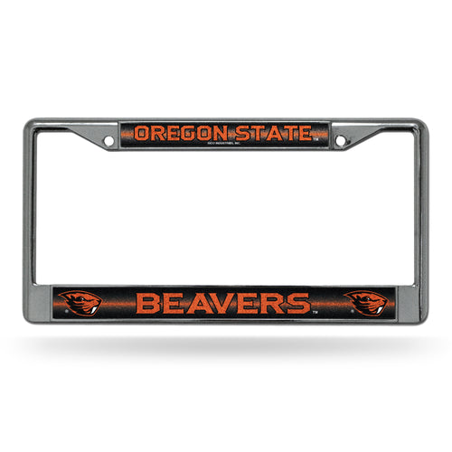 Oregon State Beavers Bling License Plate Frame