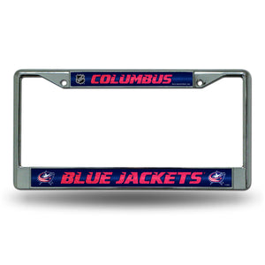 Columbus Blue Jackets Bling License Plate Frame