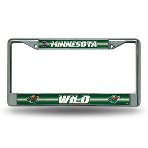 Minnesota Wild Bling License Plate Frame