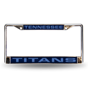 Tennessee Titans Laser Chrome License Plate Frame 