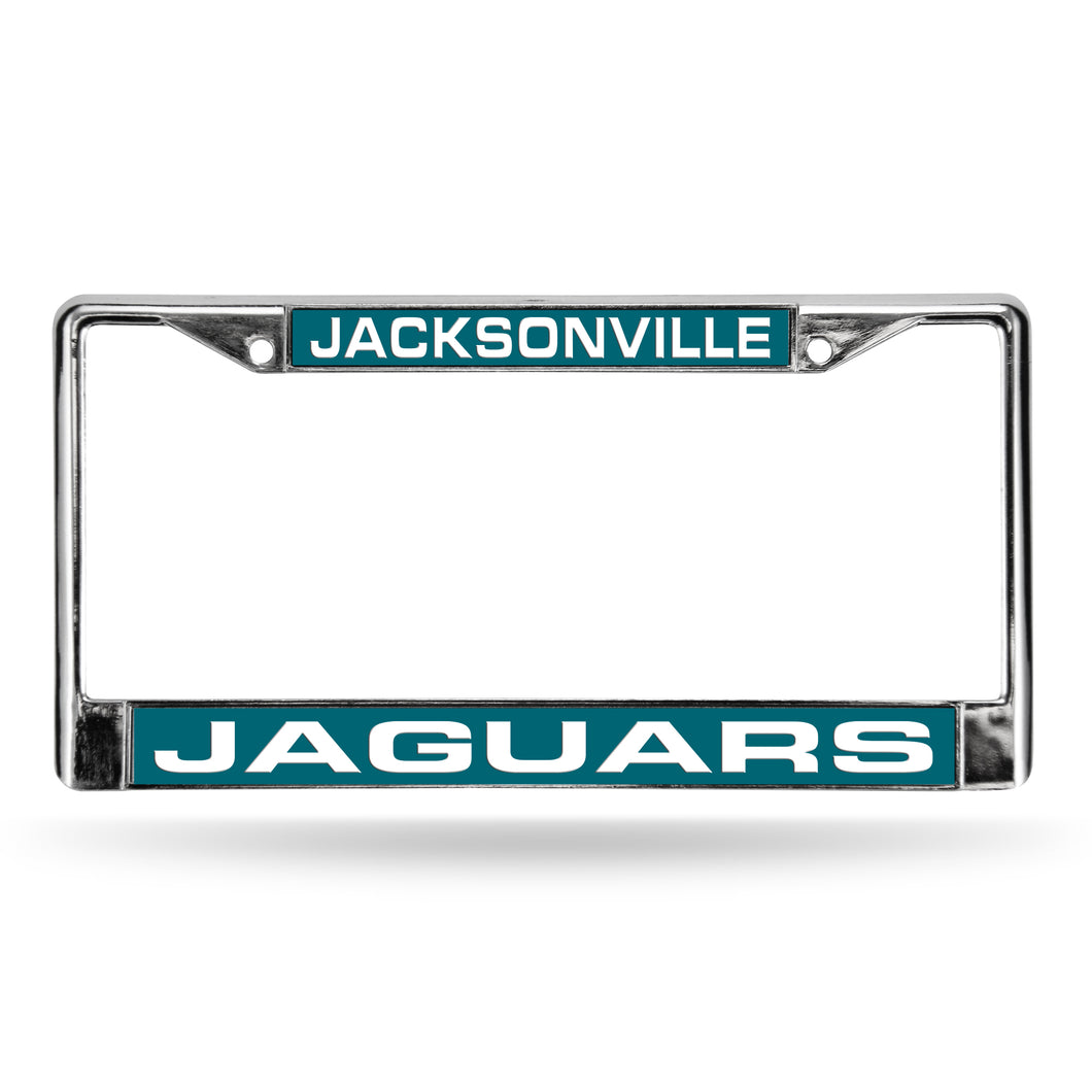 Jacksonville Jaguars Laser Chrome License Plate Frame 