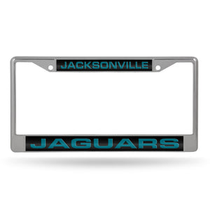 Jacksonville Jaguars Laser Chrome License Plate Frame  #2