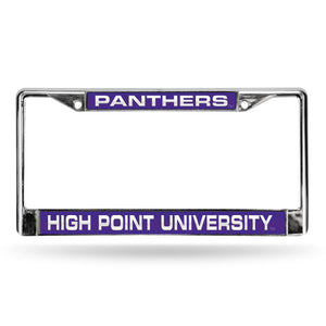High Point Panthers Laser License Plate Frame