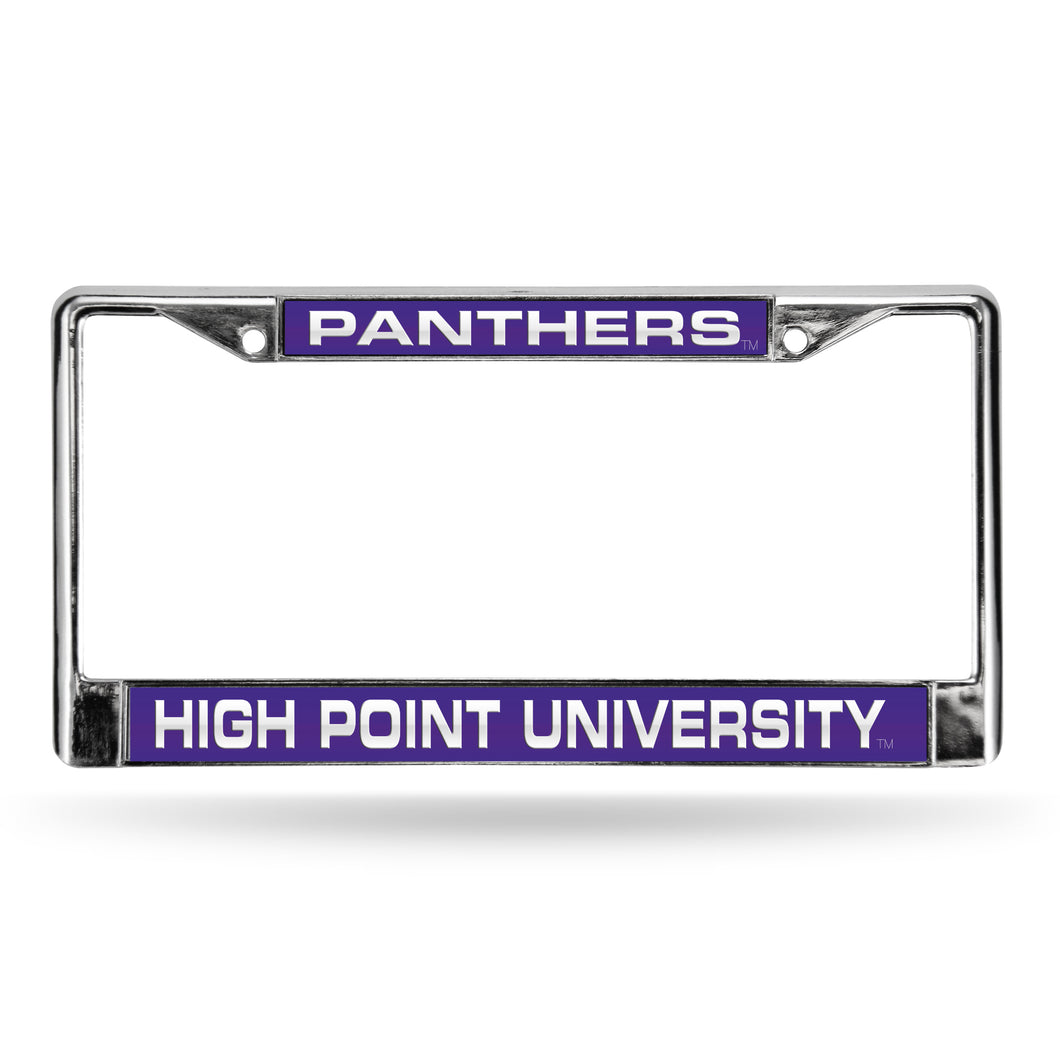 High Point Panthers Laser License Plate Frame