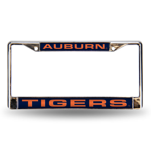 Auburn Tigers Blue Laser License Plate Frame