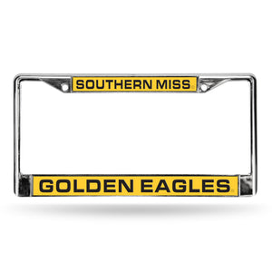 Southern Miss Golden Eagles Laser License Plate Frame