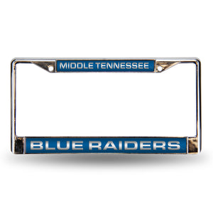 Middle Tennessee State Blue Raiders Laser License Plate Frame