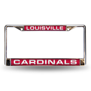 Louisville Cardinals Red Laser License Plate Frame