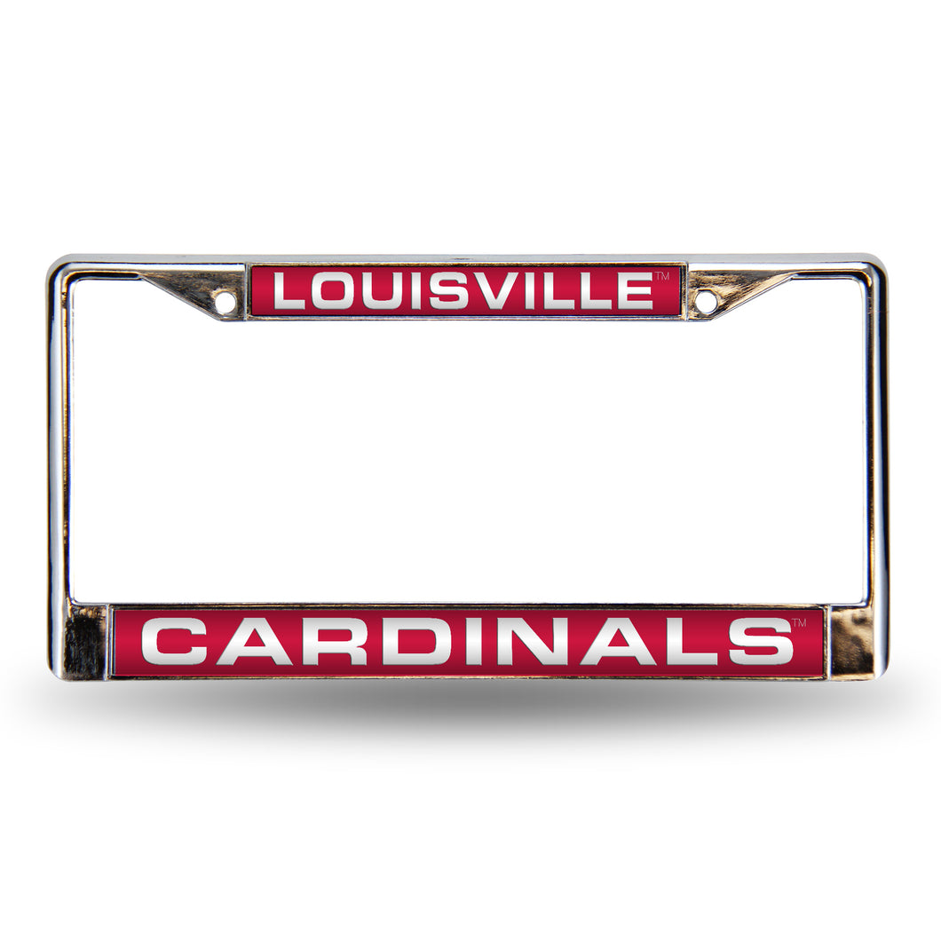Louisville Cardinals Red Laser License Plate Frame
